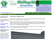 Tablet Screenshot of globalgaragesale.net
